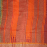 Mila Green Spark Thread Woven Border Silk Saree