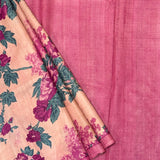 Veena Rose Blush Tussar Saree