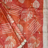 Veena Monstera Tussar Saree