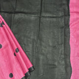 Veena polka tussar saree