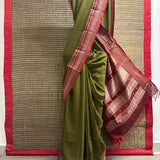 Mishrita Olive Harmony Chiffon saree