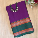 Mishrita Orchid Purple Chiffon saree