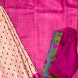 Veena Tiny Flowers Tussar Saree