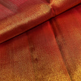 Red Temple Design Kanchipuram silk saree