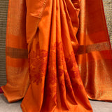 Mila Buttercup Vanasingaram Pallu Kanchi Silk Saree