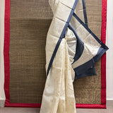 Mila Cream Gold Kanchi Silk Saree
