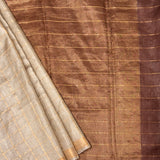 Maya Checkered Tussar Saree