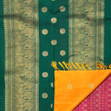Ranya tricolour kanchipuram silk saree