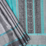 Kimaya Quad Stripe Silk Saree
