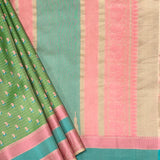 Mila Paisley Thread Woven Border Silk Saree
