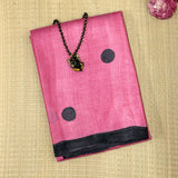 Veena polka tussar saree