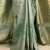 Mila Buttercup Vanasingaram Pallu Kanchi Silk Saree