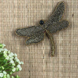 Brooches - Dragonfly with Golden Wings