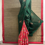 Mishrita Textural Symphony Kanchi Organza Saree