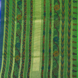 Kalpataru Floral Butta Hand Painted Silk Saree