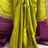 Nihira rising lines kanchipuram silk saree