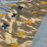 Tushara Zari Checks Tussar Saree