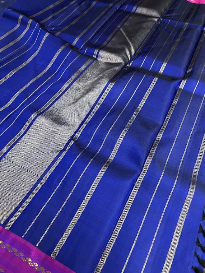 vera royal blue purple kanchipuram silk saree 2