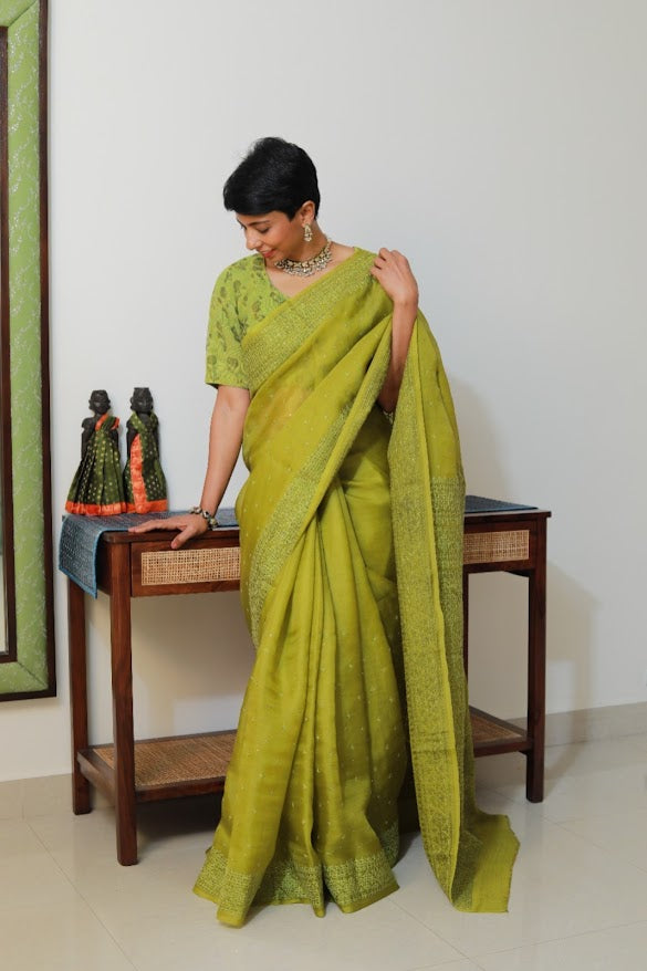 Tuhina Kutch Organza saree