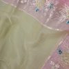 Kalavati- Pale yellow and dusty pink saree (2)