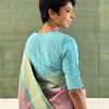 Lily - Teal bandhini blouse (1)