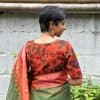 Liya - Orange Kalamkari blouse (3)