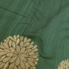 Mayur - Forest green carnation saree (5)