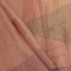 Mayur - Plain dusty pink saree (3)