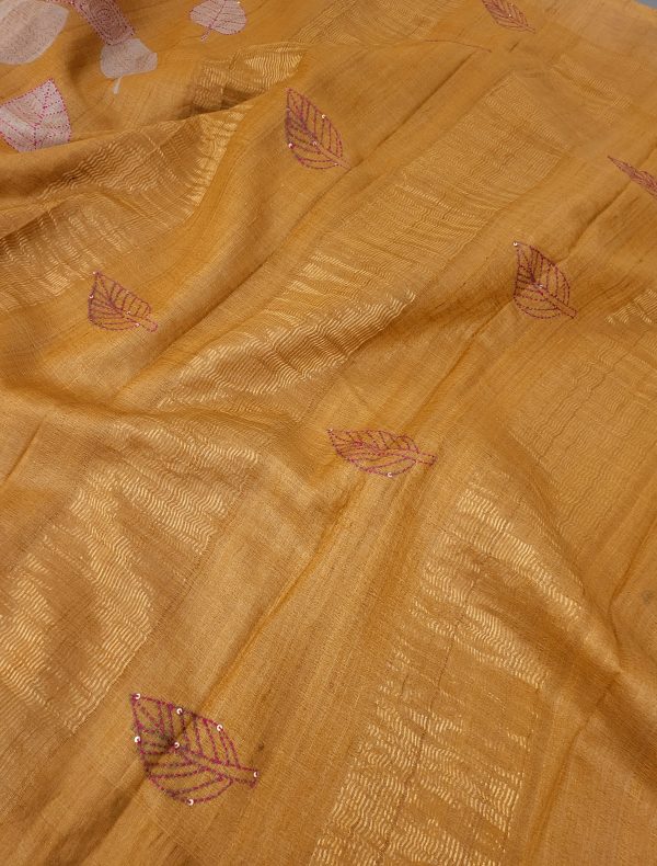 Tashi - Pale yellow saree (4)