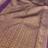 Charita-Dusty pink and Violet Kanchipuram silk (3)