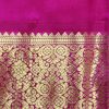 Haathee - Pale teal and bright pink Kanchipuram silk (1)
