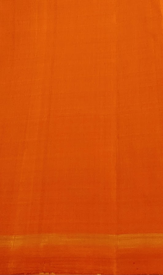 Lavanyam black orange saree 2