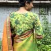 Liya green Kalamkari blouse