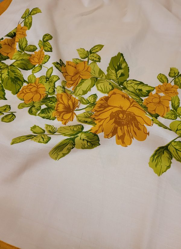 Mila - Beige, green and mustard Kancheepuram silk (4)
