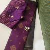 Ranya-Violet and black Kanchipuram silk (1)