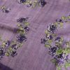 Maya - lavendar floral printed tussar saree