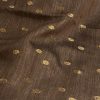 Dipta- brown and gold handwoven silk saree