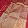 Vera Red gold kanchipuram silk saree 4