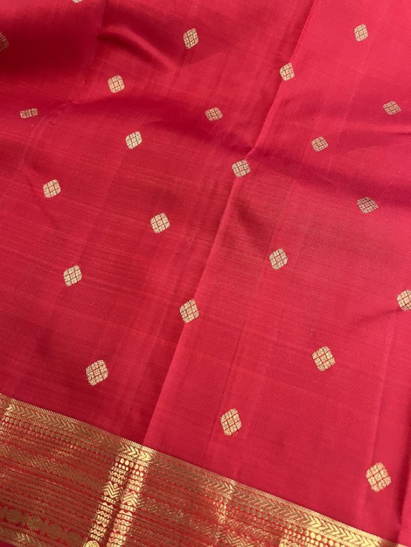 Vera Red gold kanchipuram silk saree 4