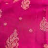Vera pink Floral kanchipuram silk saree