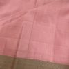 Dusty pink tissue border Kanchipuram silk saree
