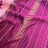 Mila Dusty pink checked maple printed kanchipuram silk saree