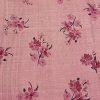 Veena pink tie dye printed tussar saree