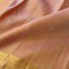 Vera Peach gold border kanchipuram silk saree